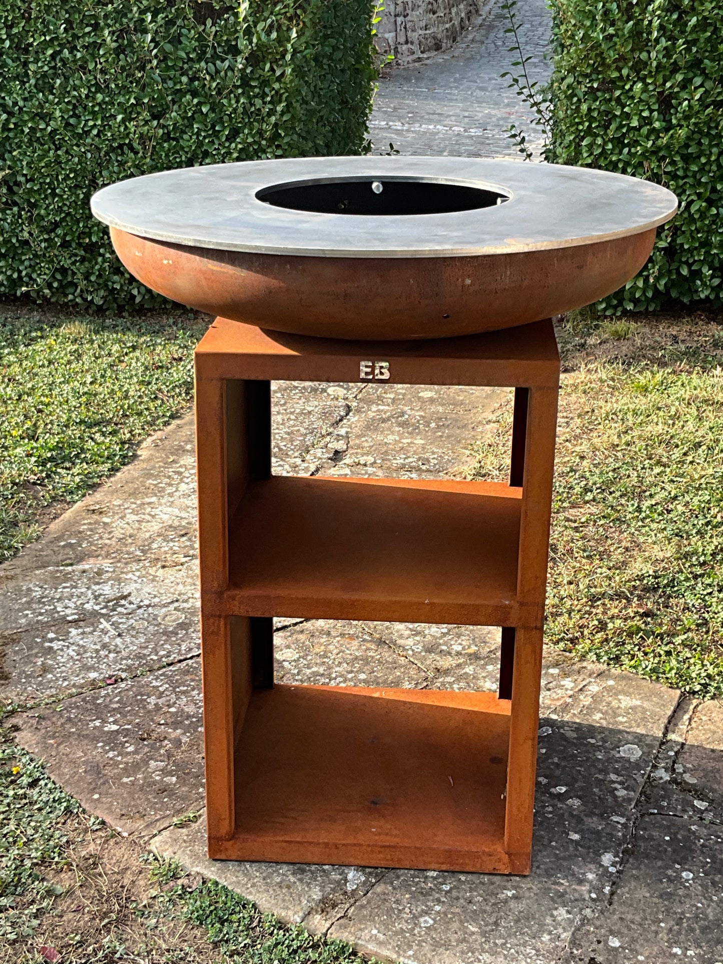 BRASERO en Acier Corten