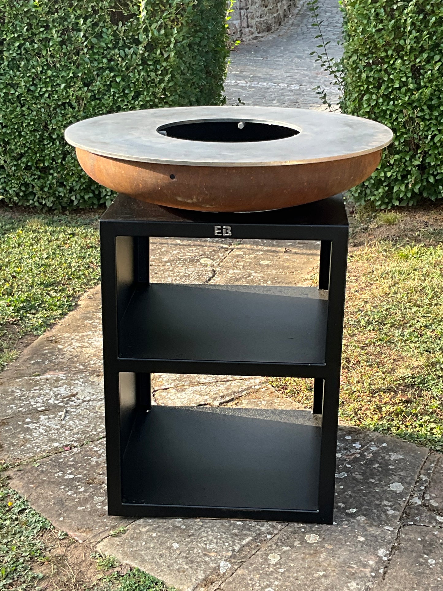 BRASERO en Acier Corten