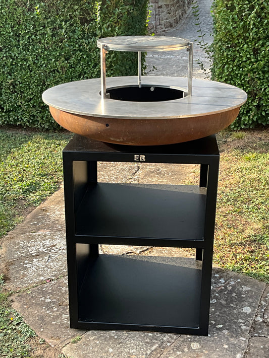 BRASERO en Acier Corten