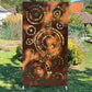 Panneau Brise-Vue en Acier Corten - Motif Minéral