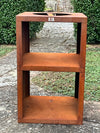 Meuble brasero en corten