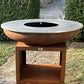 PLAQUE DE CHAUFFE RONDE ACIER