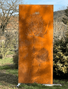 Panneau en Acier Corten Brise Vue - Chardon