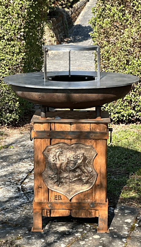 acier corten brasero campagnard