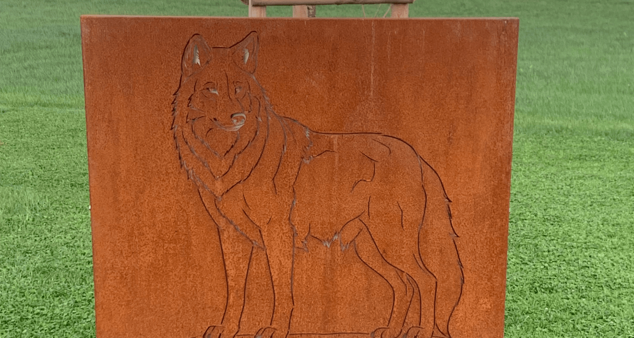 brise vue corten acier